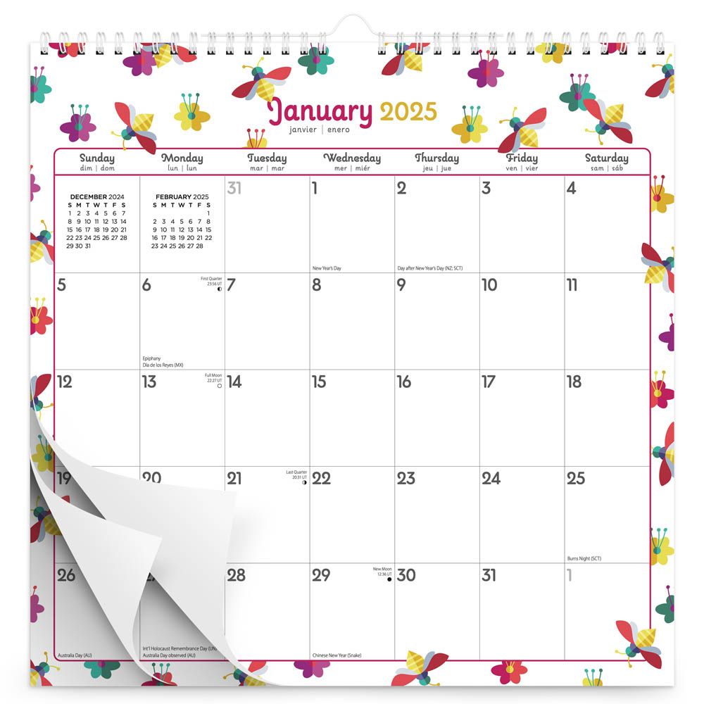 2025 Busy Bees Calendar