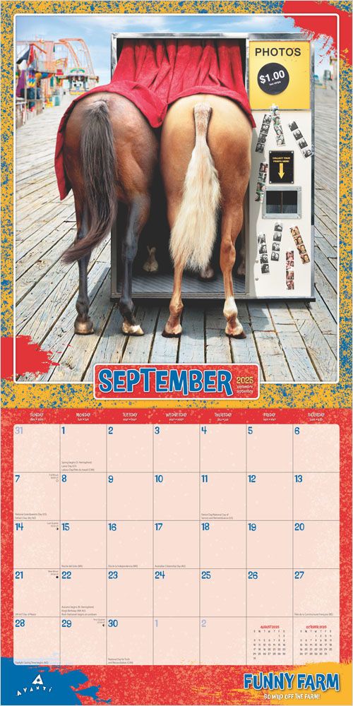 2025 Funny Farm Calendar