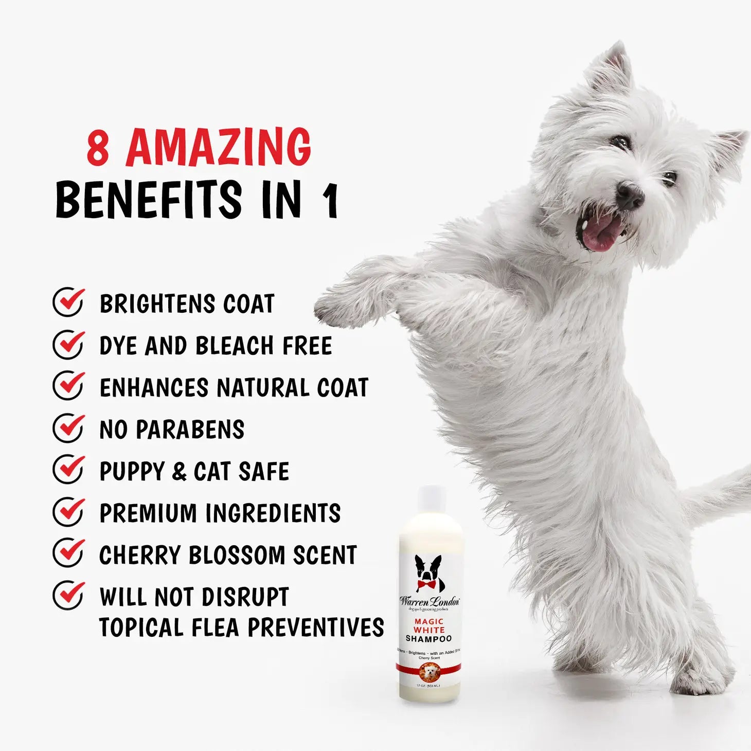 Warren London - Shampoo Magic White for Dogs