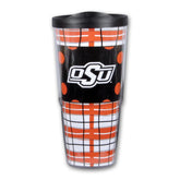 Collegiate Plaid Tumbler with Lid