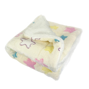 Klippo Blanket Colorful Stars Double Layered Ultra Plush