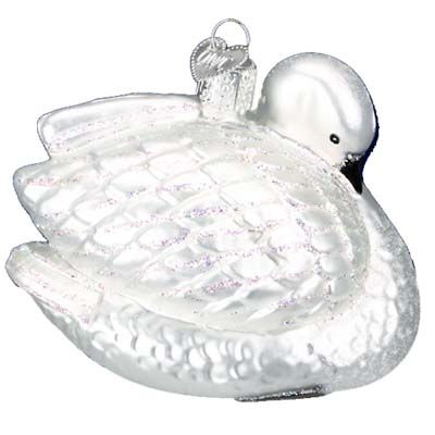 Old World Christmas - Trumpeter Swan Ornament