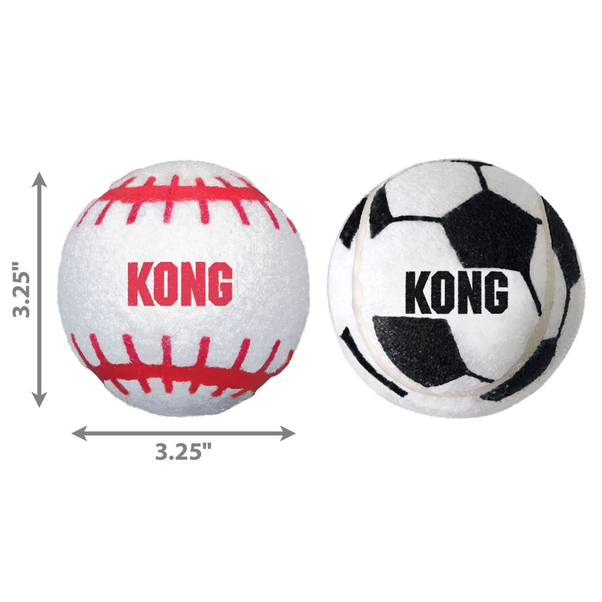 KONG SPORT BALLS 2-PK