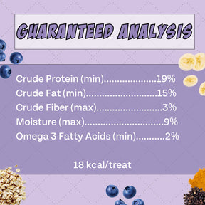 Chippin - Antioxidant (Banana-Cricket-Blueberry) Dog Treat