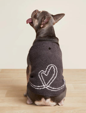 Barefoot Dreams - CozyChic Love Dog Sweater Carbon