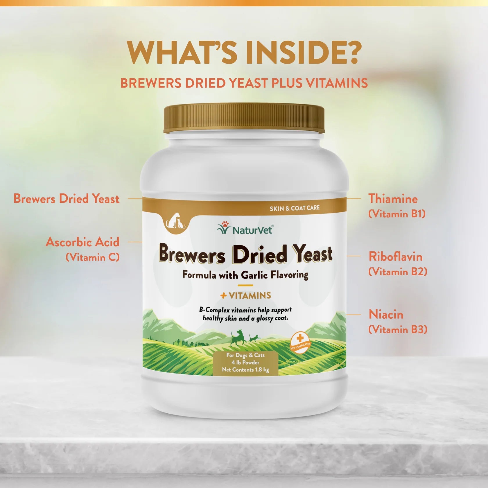 Brewer's Yeast & Garlic Powder by NaturVet