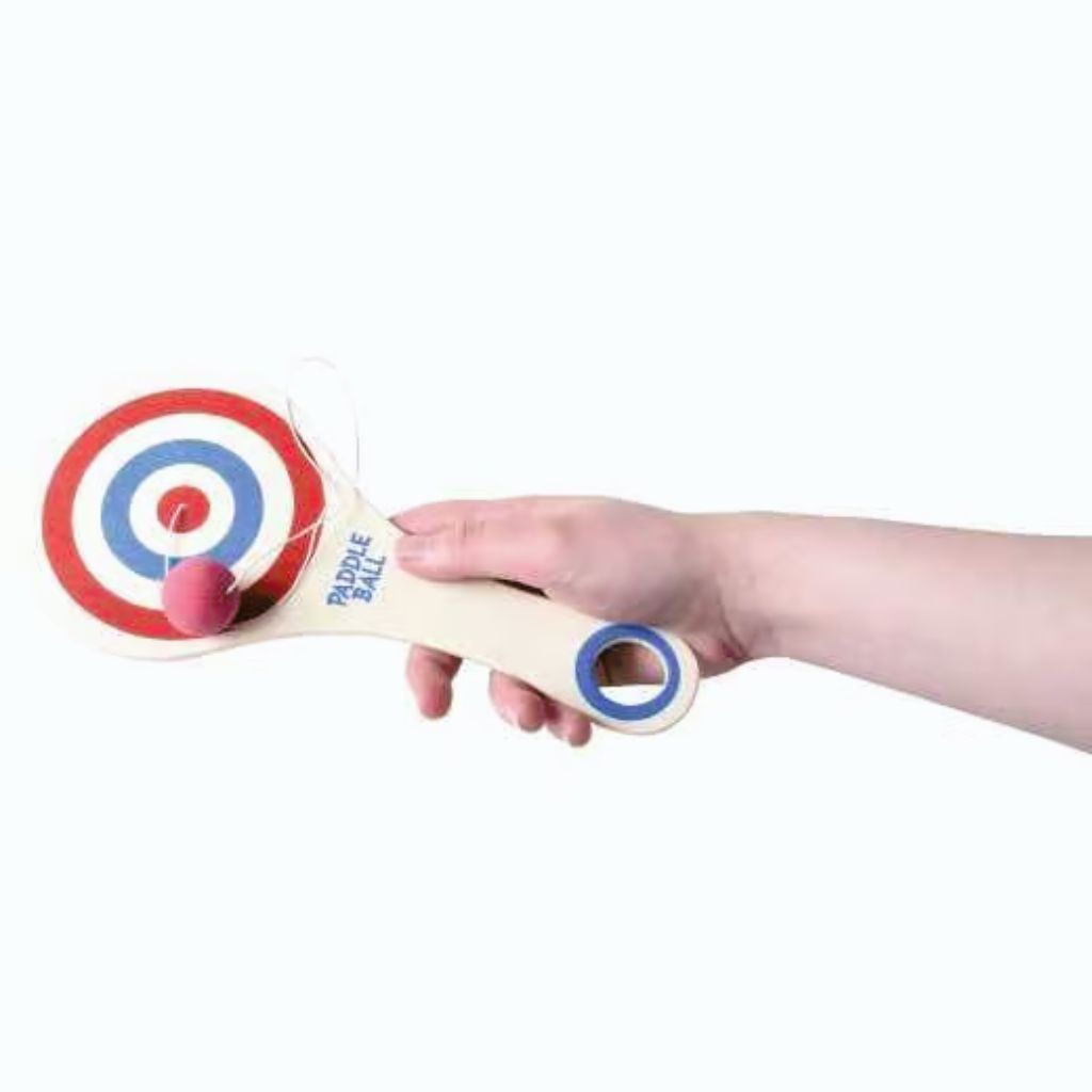 US Toy Co - Bulls Eye Paddle Ball