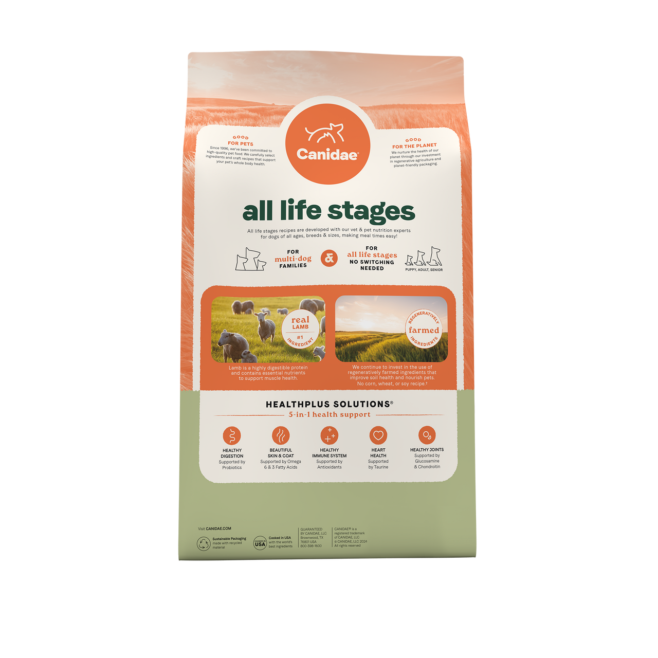 Canidae -  All Life Stages Lamb & Rice Dry Dog Food