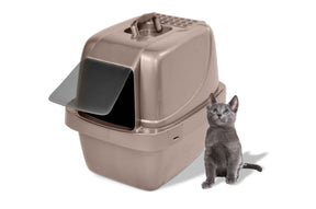Large Sifting Enclosed Cat Litter Pan Set