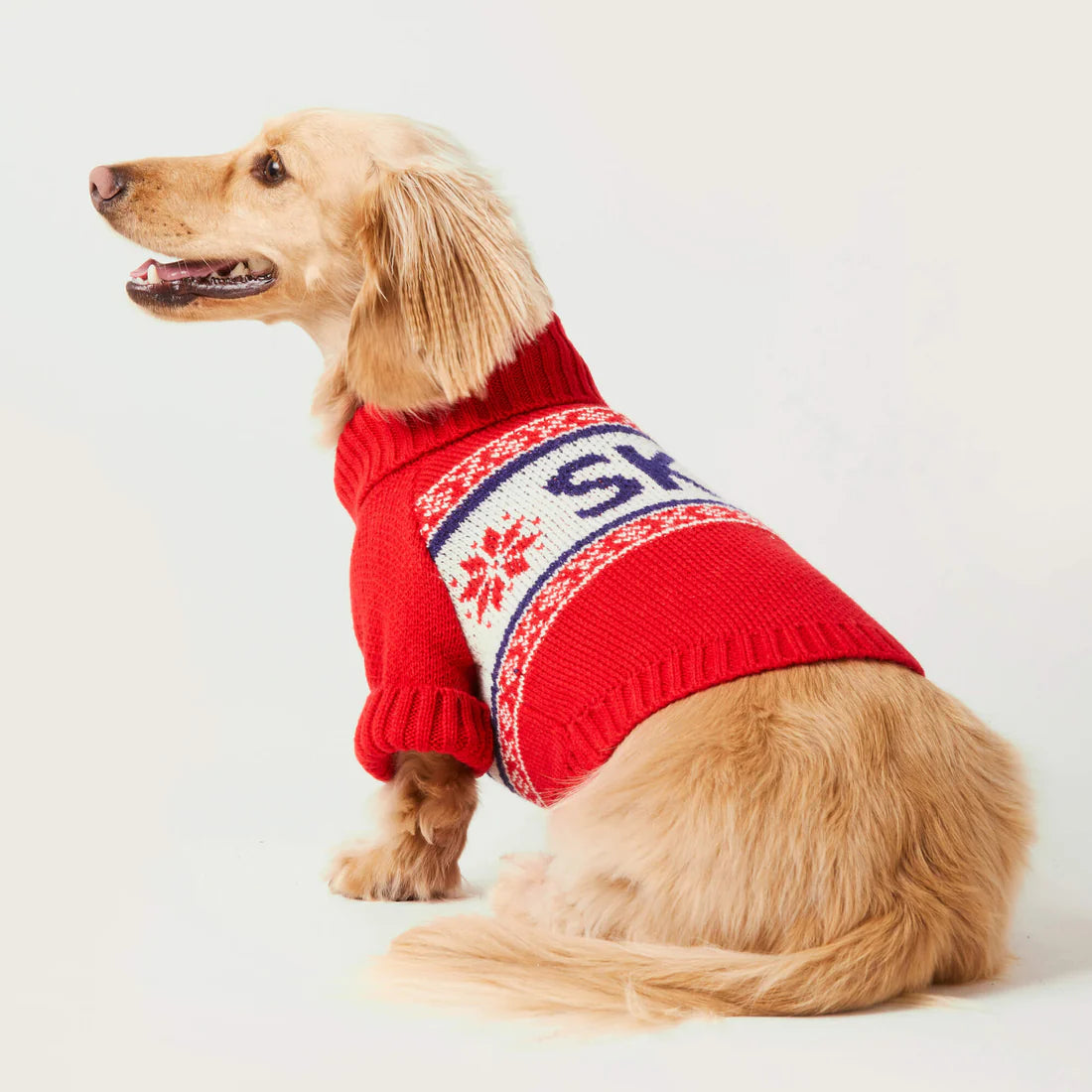 Dog Sweater Gray Malin x TFD Apres Ski