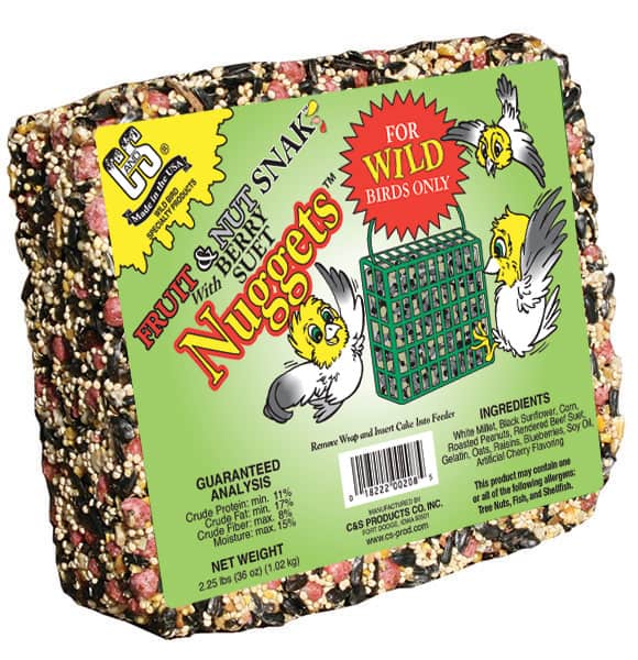 Fruit & Nut Snack Berry Suet Nuggets