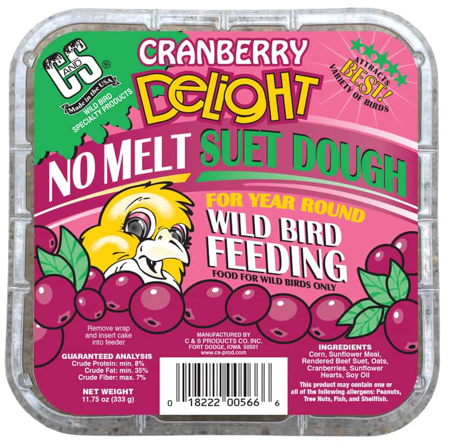 Cranberry Delight Suet No Melt