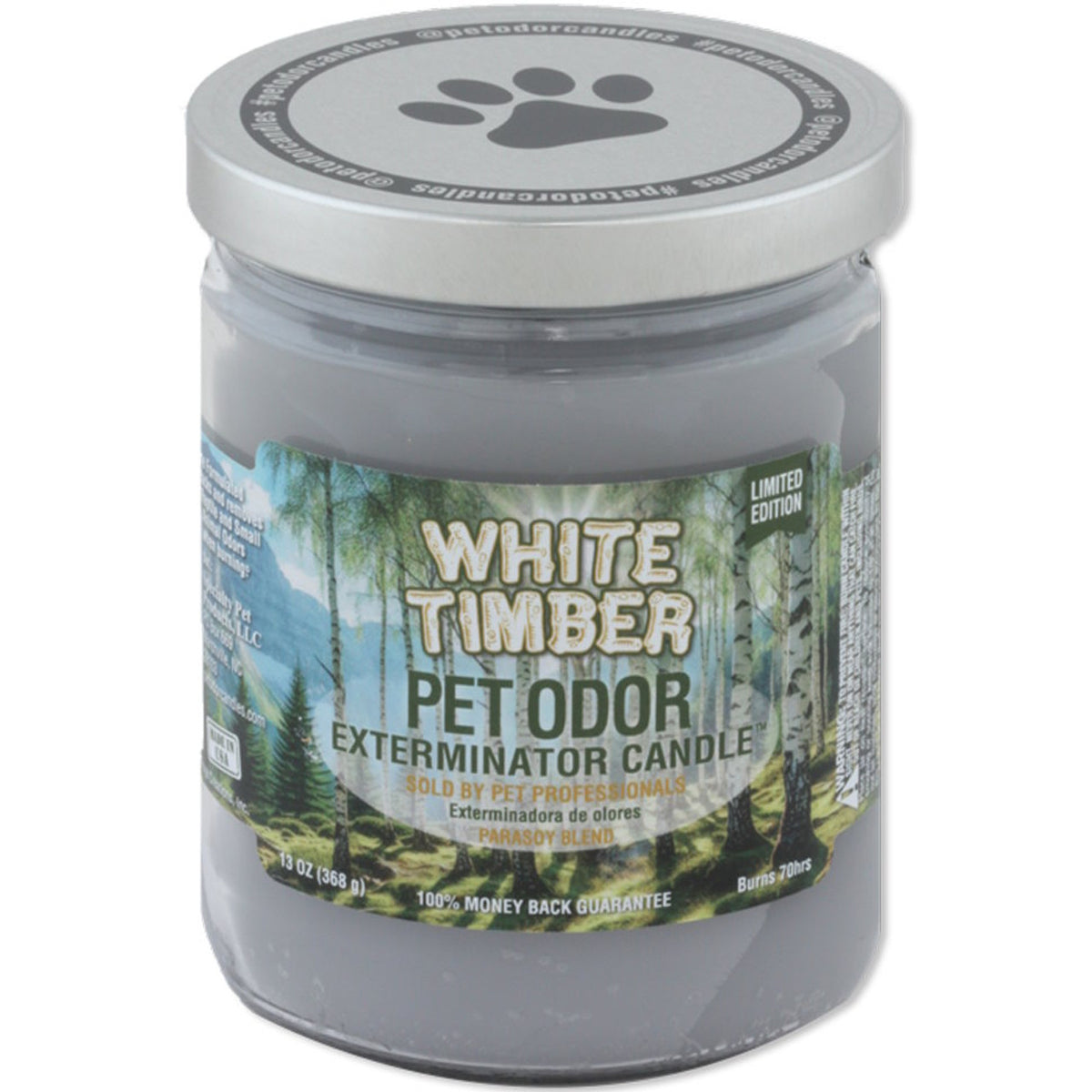 Pet Odor Exterminator - White Timber Candle