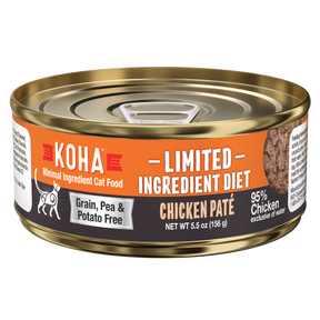 KOHA - Limited Ingredient Diet - All Breeds, Adult Cat Chicken Paté Recipe Canned Cat Food