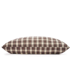 Dog Bed Chestnut Plaid Flannel