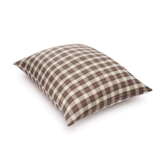 Dog Bed Chestnut Plaid Flannel