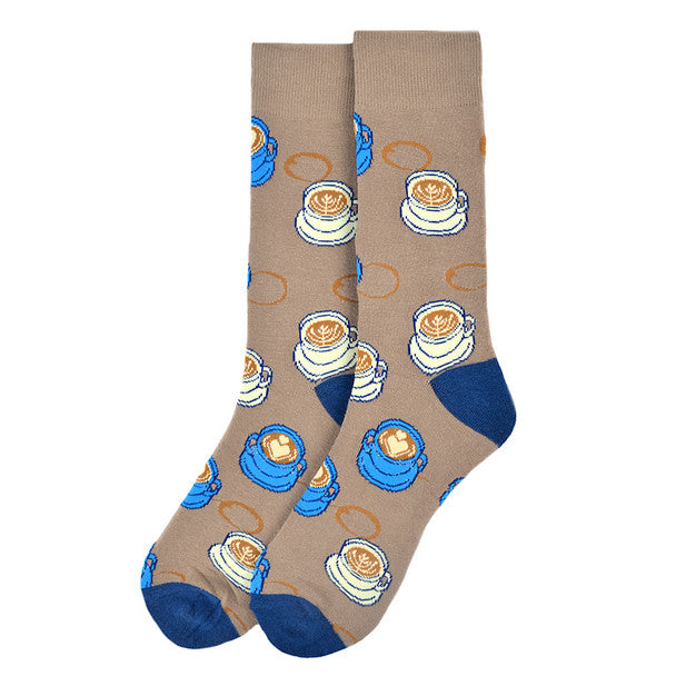 Selini New York - Socks Men's Coffee Novelty