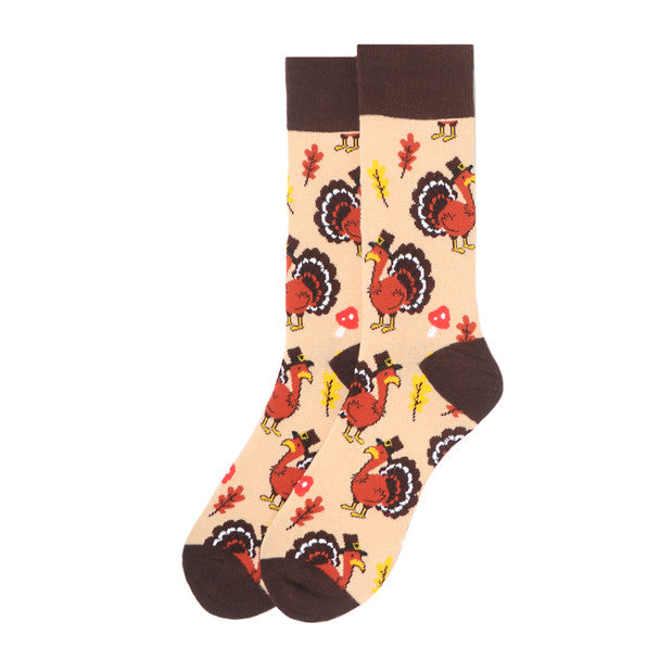 Selini New York - Men's Thanksgiving Turkey Socks