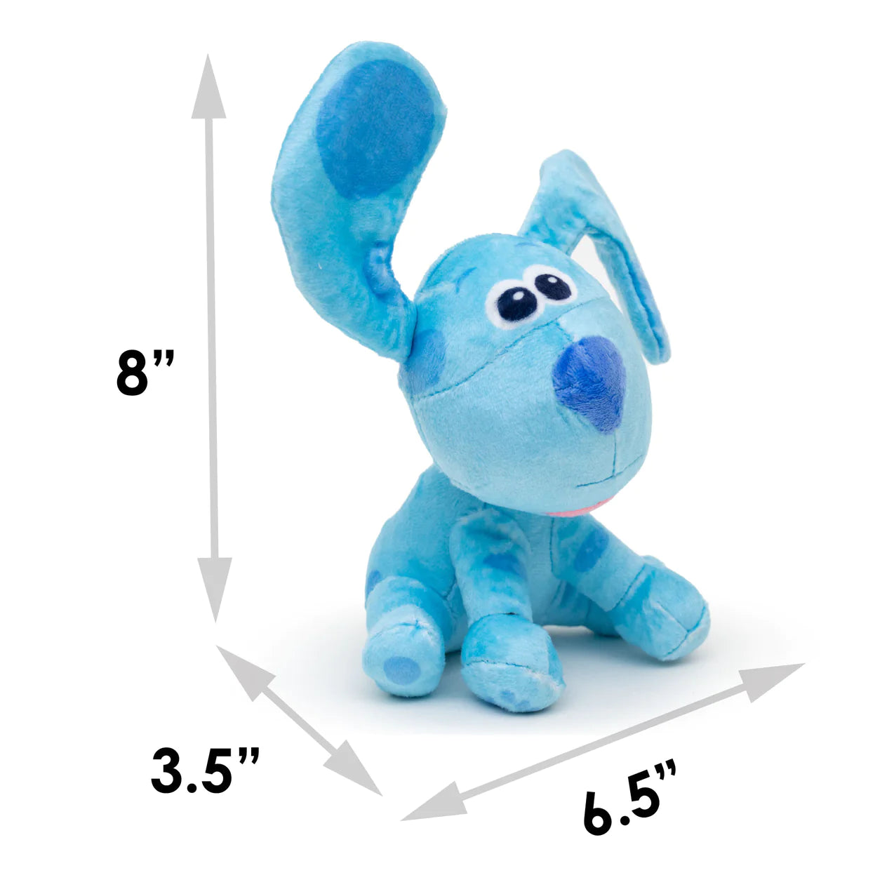 Buckle Down - Dog Toy Plush Squeaker Blue's Clues Full Body Sitting Pose