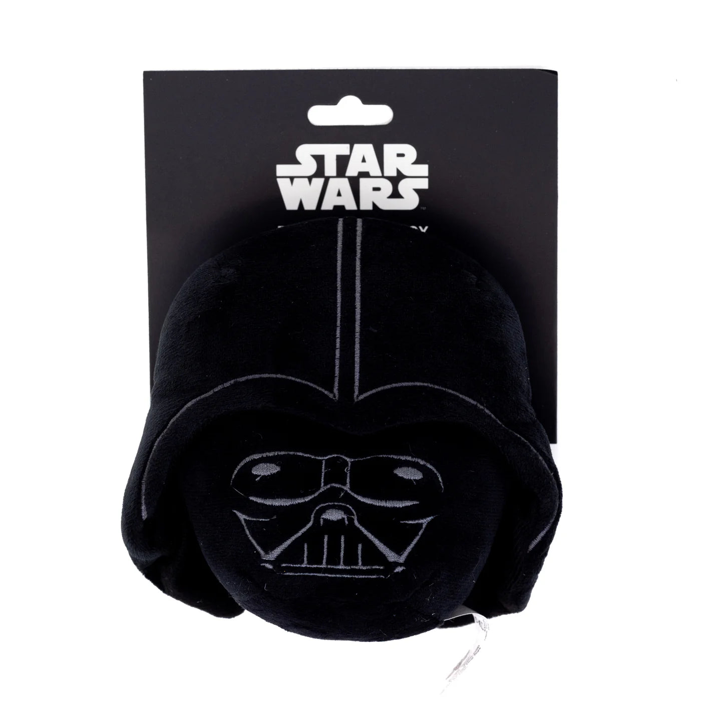 Buckle Down - Dog Toy Squeaker Plush Darth Vader Helmet Black