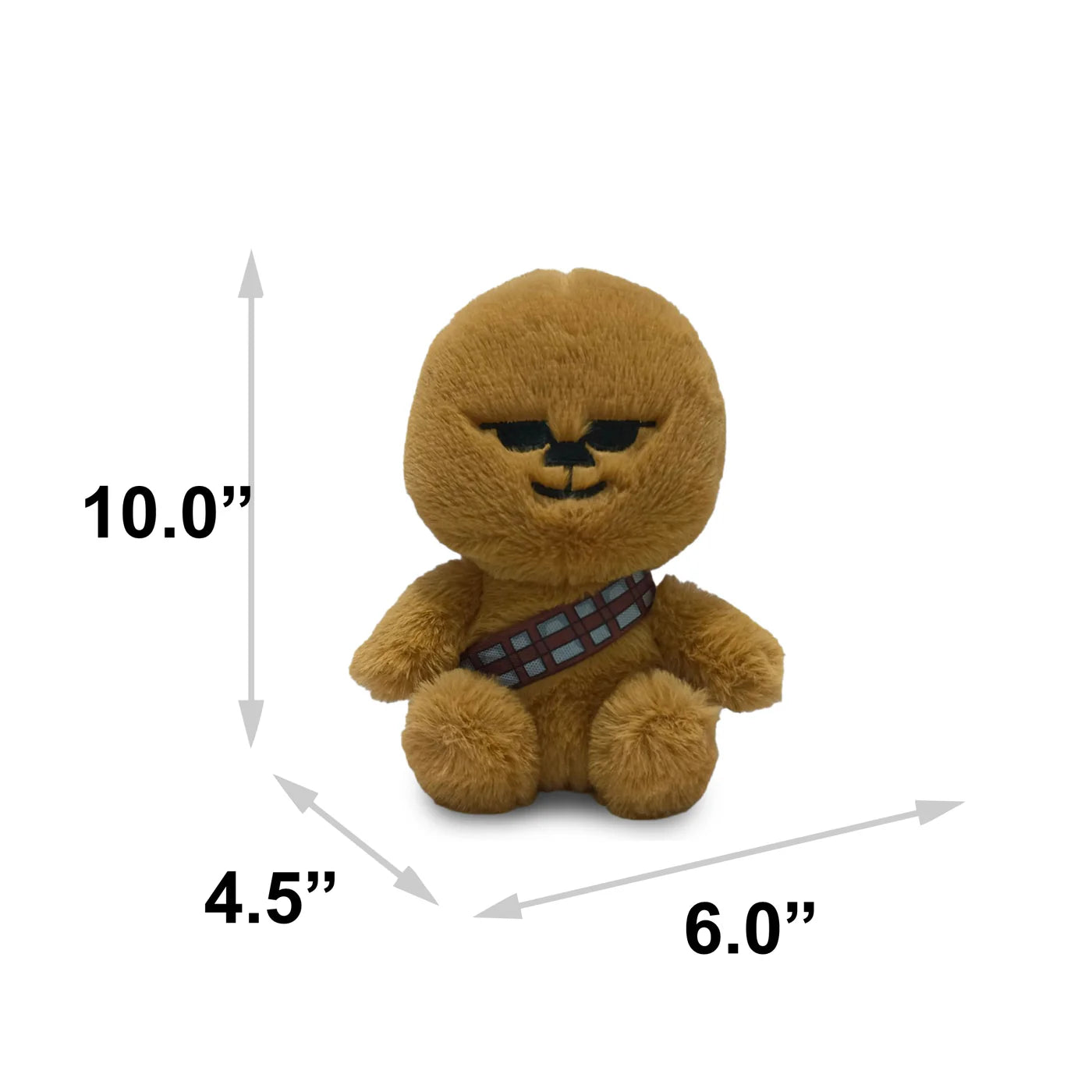 Buckle down - Dog Toy Squeaker Plush Star Wars Chibi Chewbacca