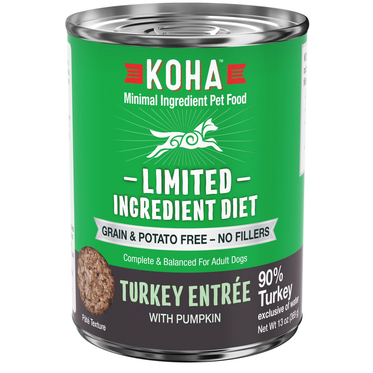 KOHA, Limited Ingredient Diet -  Turkey Entree for Dogs