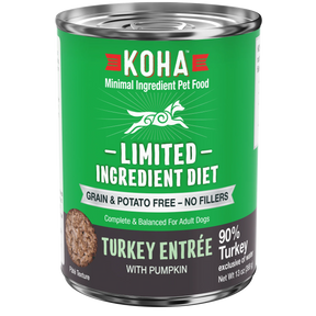 KOHA, Limited Ingredient Diet -  Turkey Entree for Dogs