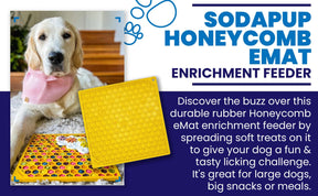 Enrichment Lick Mat - Honeycomb Design