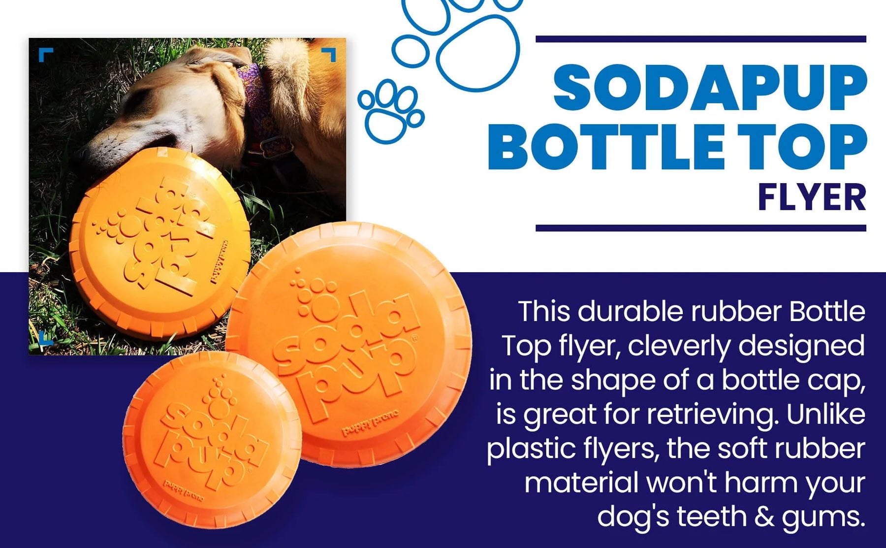 Sp Bottle Top Flyer Dog Toy