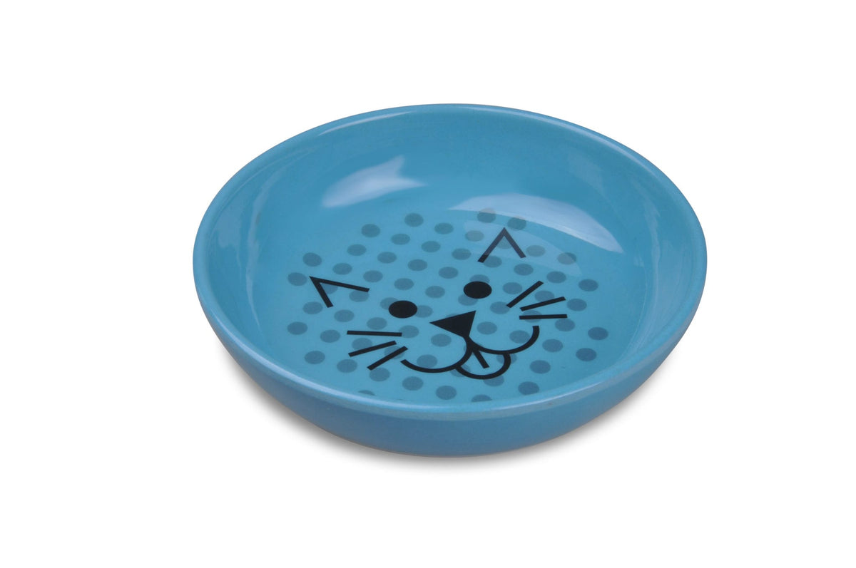Cat Dish Eco-Ware Bamboo NonSkid Cat Silhouettes