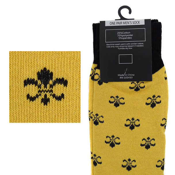 Selini New York - Socks Men's Fleur-de-lis