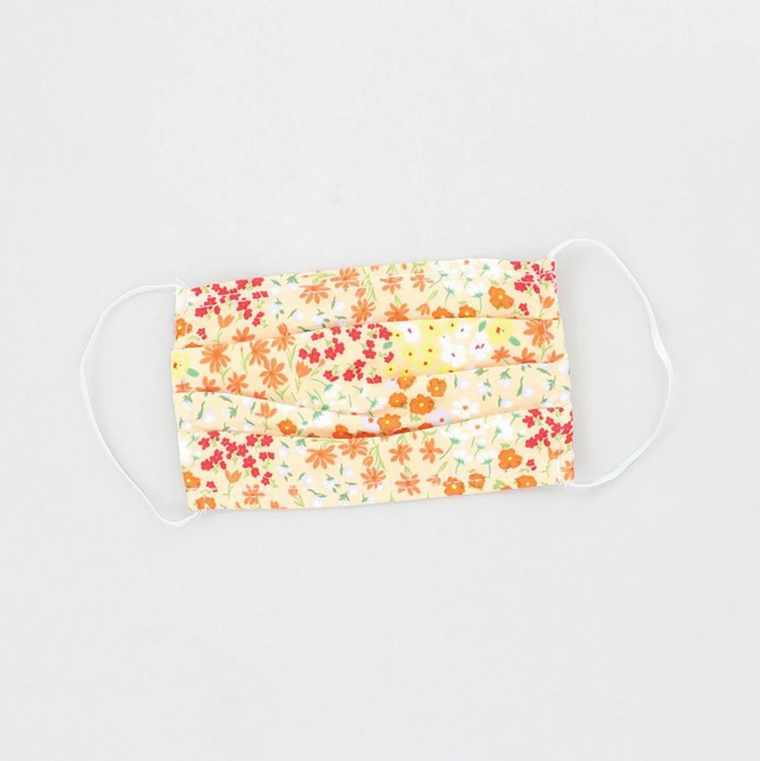 Accent Accessories - Cream Floral Face Mask