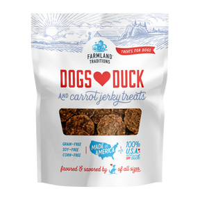 Jerky Treats Dogs Love Duck & Carrots Treats for Dogs