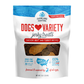 Dogs Love Variety - Jerky Treats Chicken/Beef/Turkey