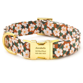 Dog Collar Chestnut Rose