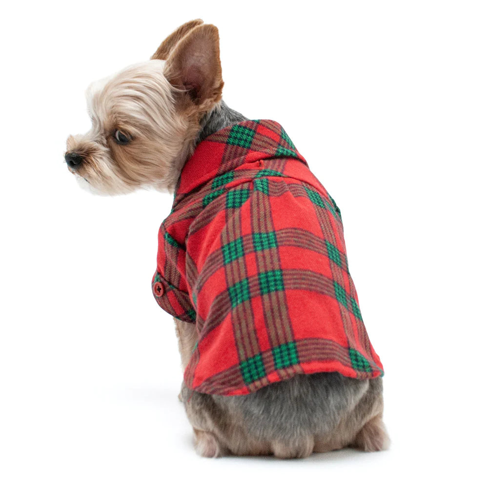 Dogo Pet - Shirt Flannel Button Xmas