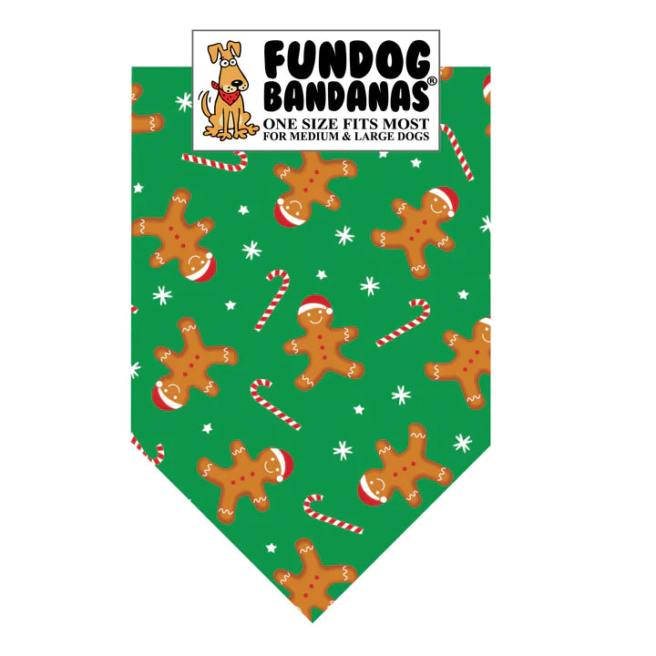 Dog Bandana Gingerbread People