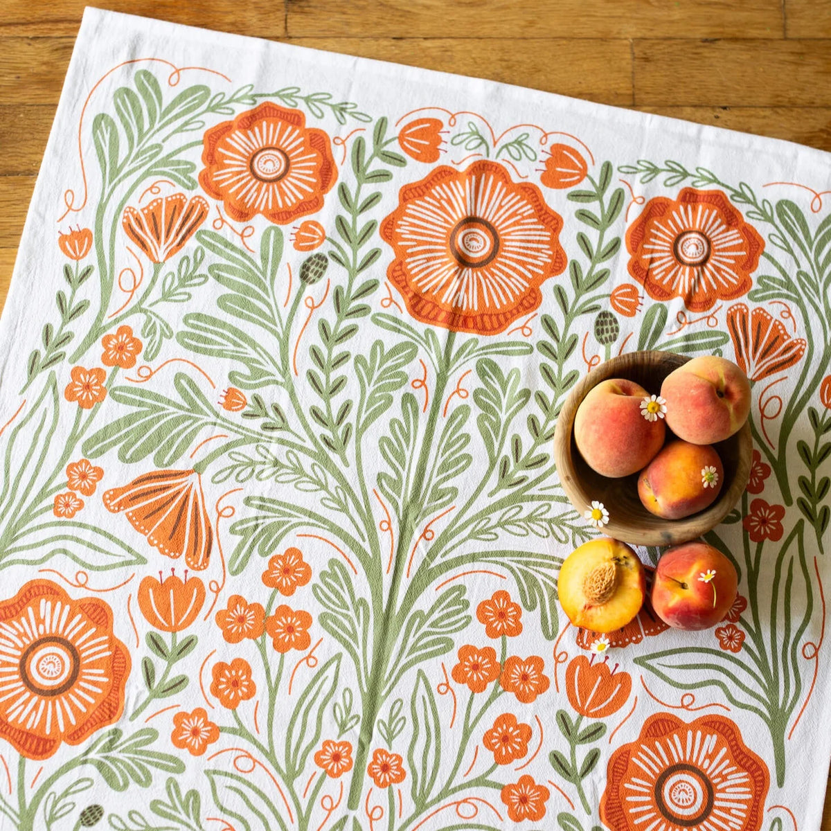 Gingiber Tea Towel Poppy