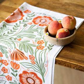 Gingiber Tea Towel Poppy