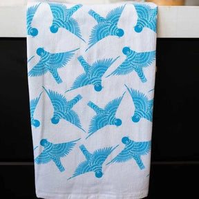 Gingiber Tea Towel Bluebird