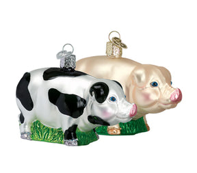 Old World Christmas - Big Pig Ornament