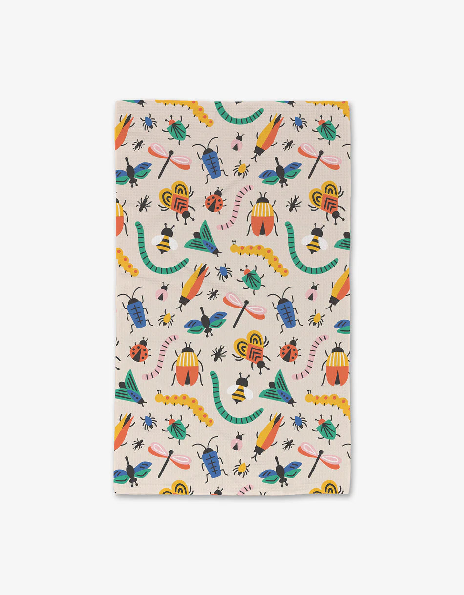 Geometry - Luxe Hand Towel Bugs