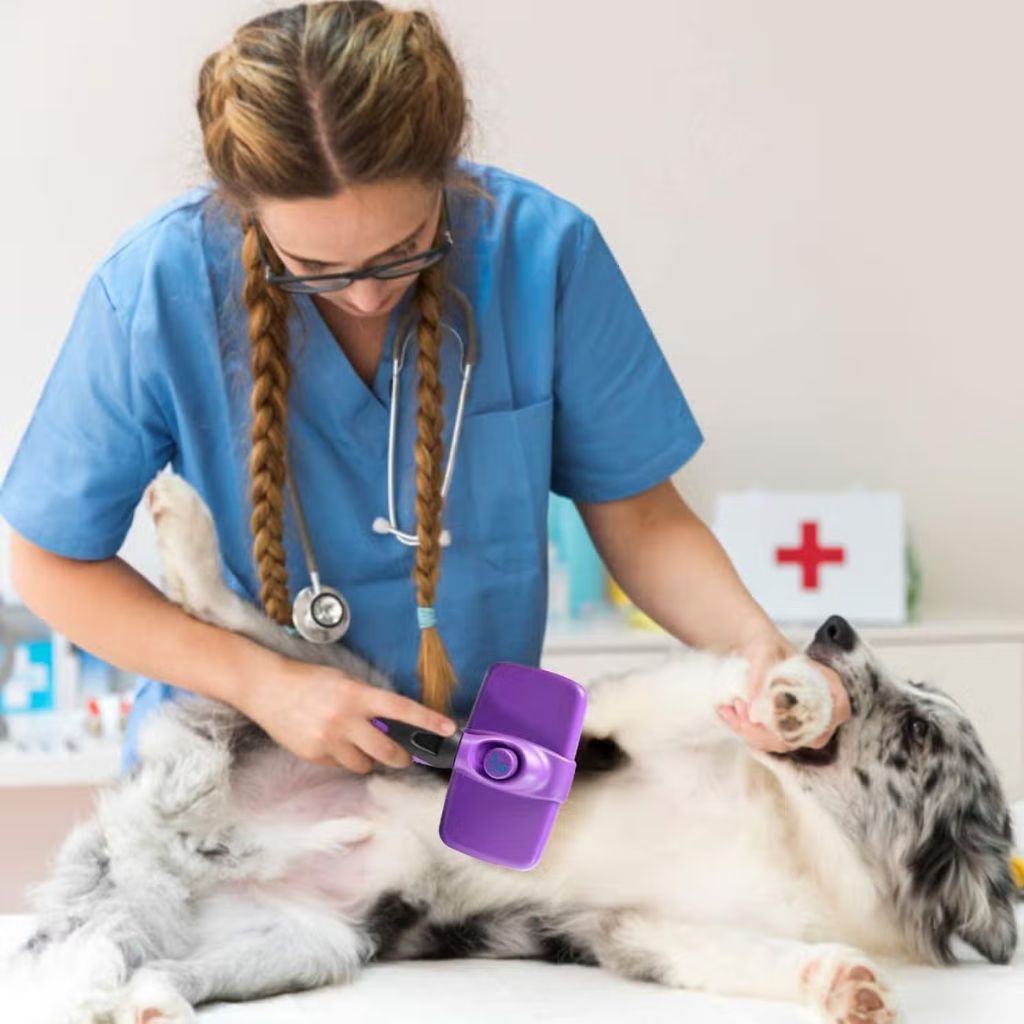 Grooming Brush Self Cleaning