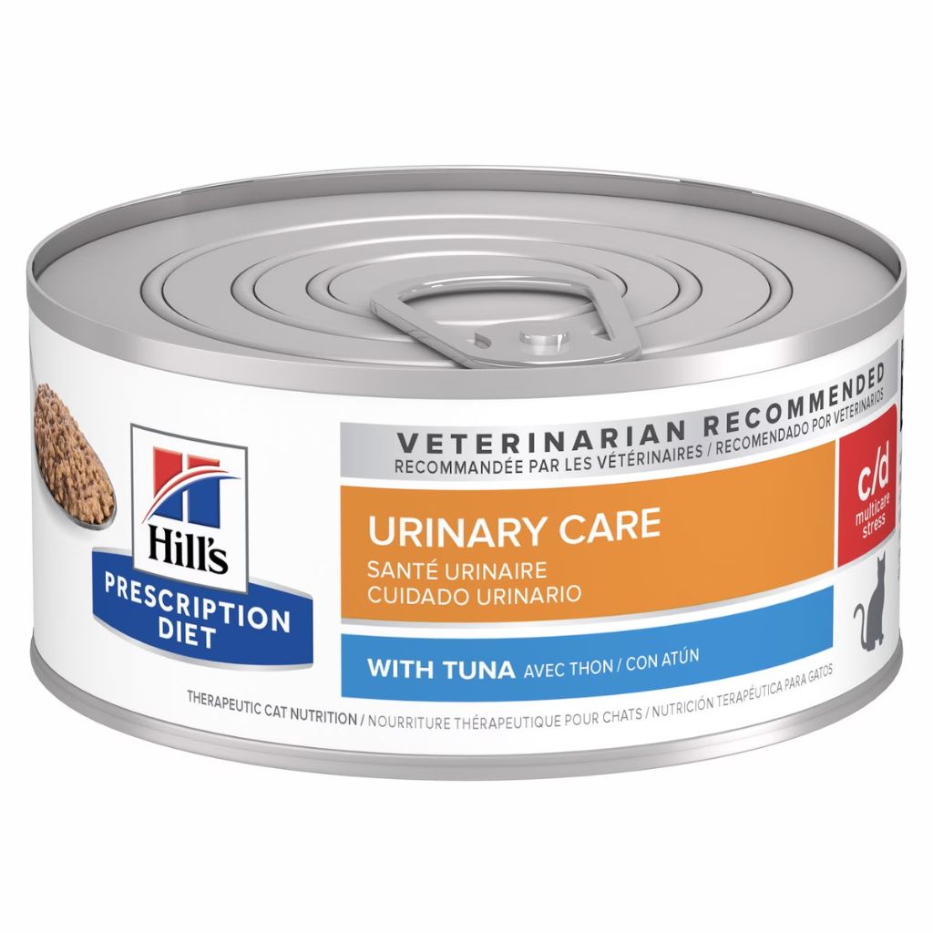 Hill's Prescription Diet - C/D Multicare Urinary Stress with Tuna Cat Food Can