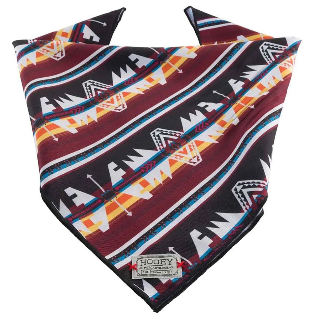 Hooey Pet Bandana Mercantile Totem Tie On