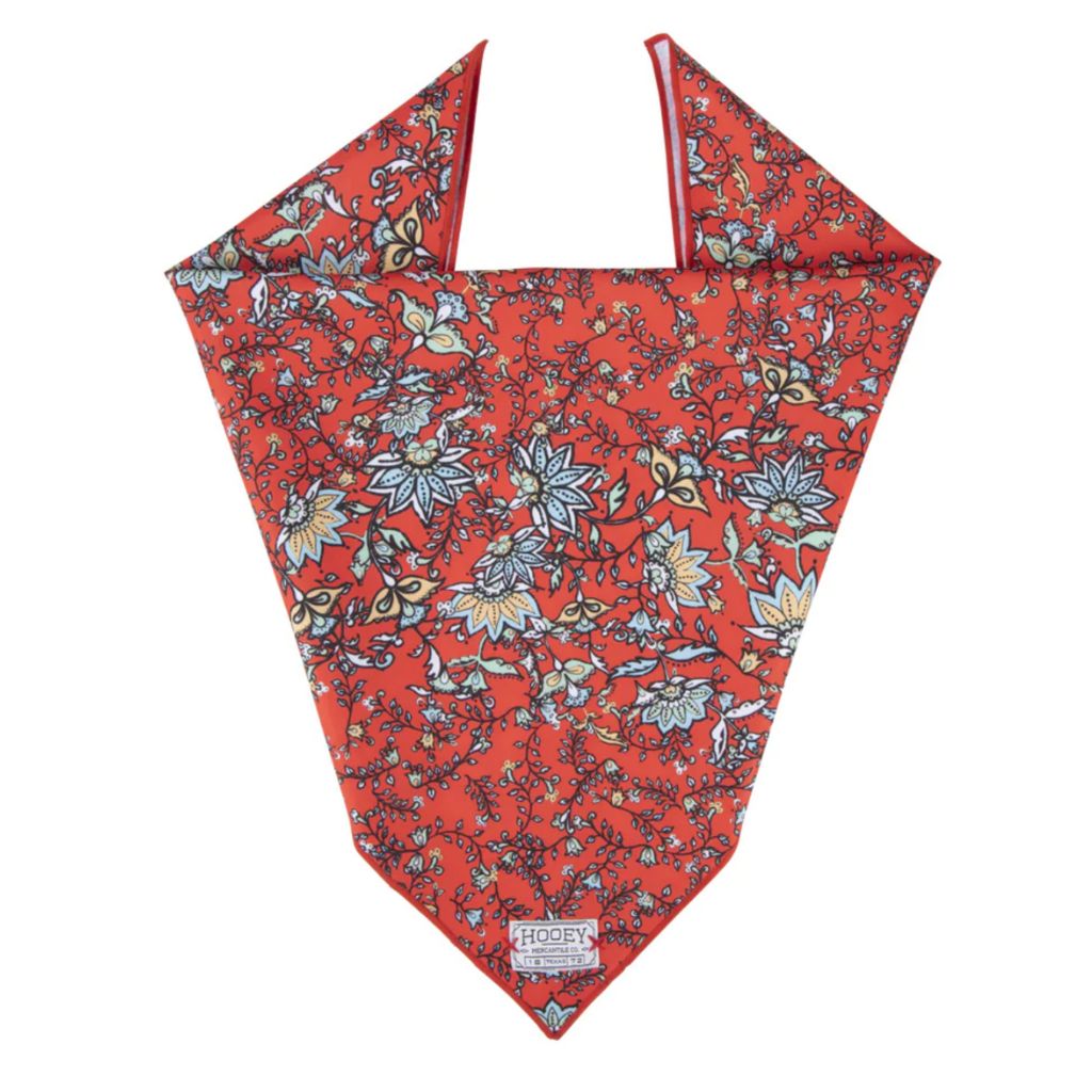 Hooey Pet Bandana Mercantile Western Floral Tie On