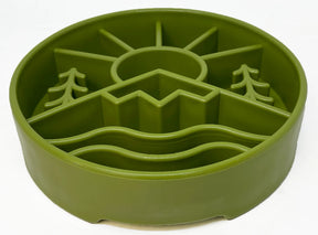 eBowl Enrichment Slow Feeder Dog Bowl - Great Outdoor Design