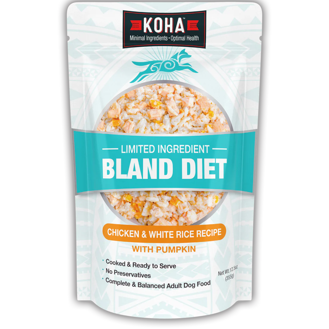 KOHA Bland Diet Chicken & Rice Pouches Wet Dog Food