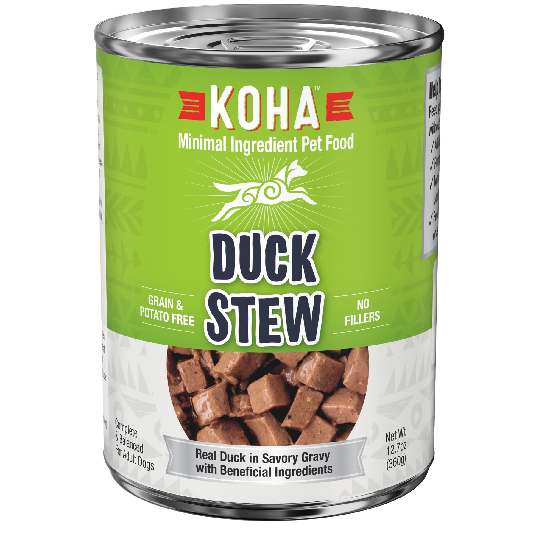 KOHA, Minimal Ingredient - All Breeds, Adult Dog Duck Stew Recipe Canned Dog Food