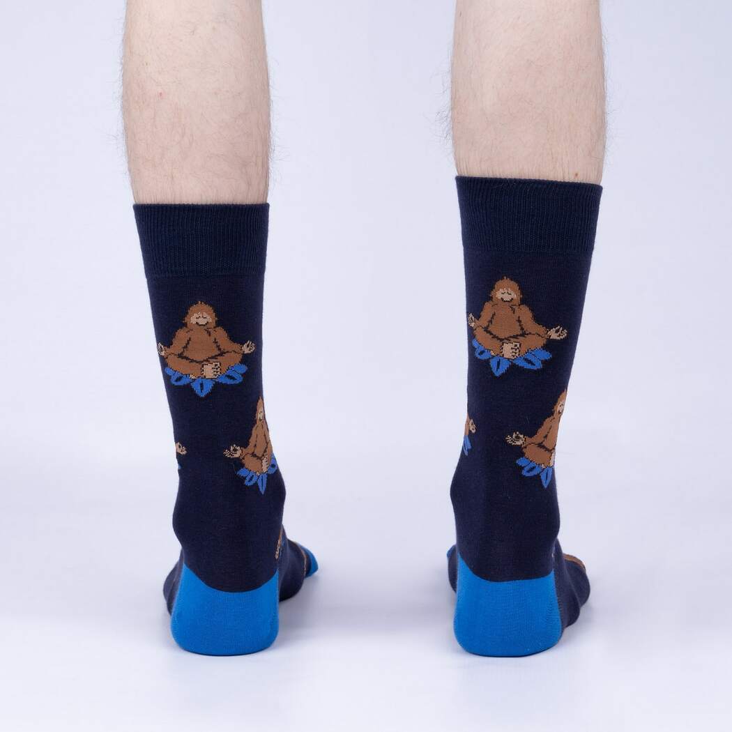 Sock It To Me - Meditating Bigfoot Crew Socks